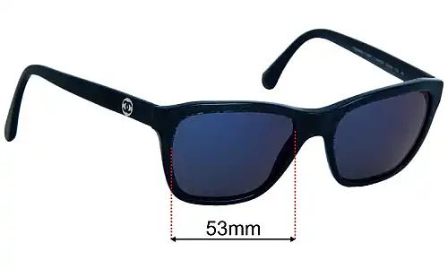 Chanel 5266 53mm Replacement Lenses by Sunglass Fix™